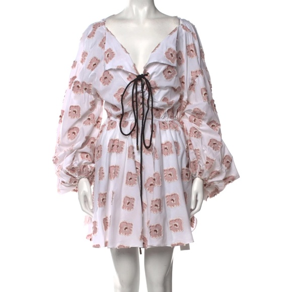 Caroline Constas Floral Print Mini Dress - Picture 1 of 4